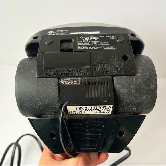 Hot Wheels by Emerson Snore Slammer Clock Radio Engine Sounds Alarm Clock - Picture 6 of 8